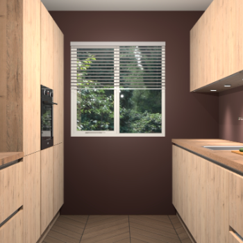 Madera Natuur greeploze keuken Siena 98774