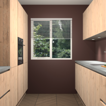 Madera Natuur greeploze keuken Siena 98787