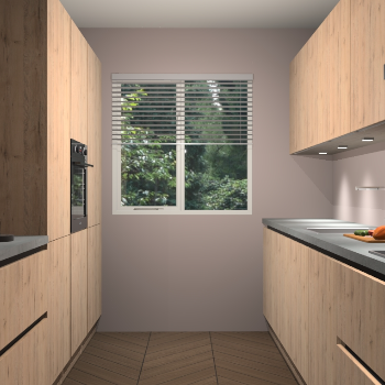 Madera Natuur greeploze keuken Siena 98790