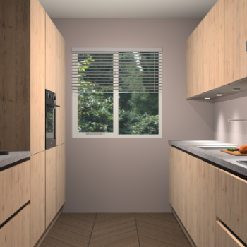 Madera Natuur greeploze keuken Siena 98832