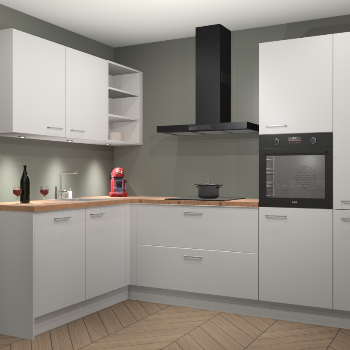 Zijdegrijze keuken Cognac 100052