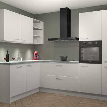 Zijdegrijze keuken Cognac 100313