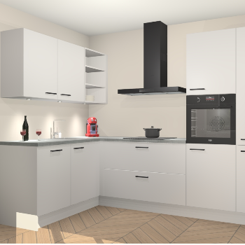 Zijdegrijze keuken Cognac 100315