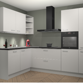 Zijdegrijze keuken Cognac 100319