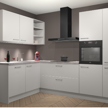 Zijdegrijze keuken Cognac 100330