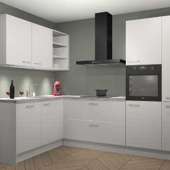 Zijdegrijze keuken Cognac 100331