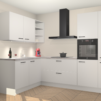 Zijdegrijze keuken Cognac 100333