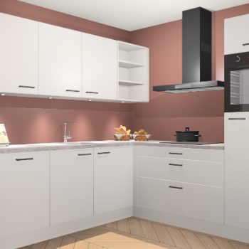 Zijdegrijze keuken Luanda 101283