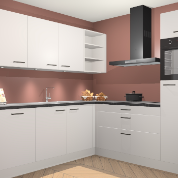 Zijdegrijze keuken Luanda 101291