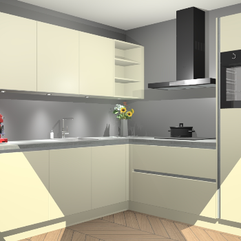 Magnolia greeploze keuken Luanda 101380