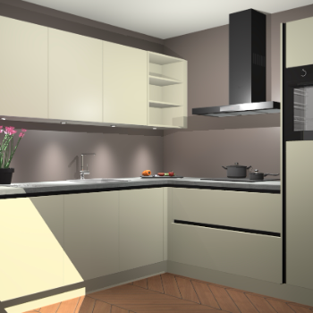 Magnolia greeploze keuken Luanda 101383