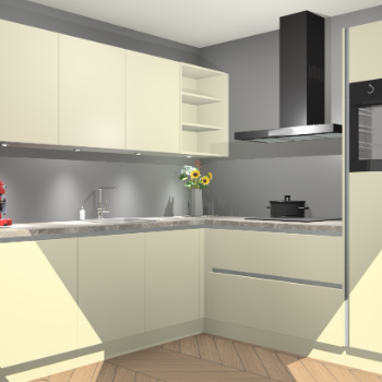 Magnolia greeploze keuken Luanda 101393