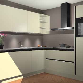 Magnolia greeploze keuken Luanda 101389