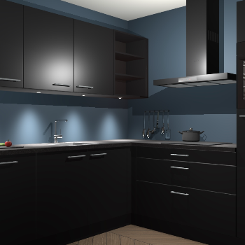 Zwarte keuken Luanda 101494