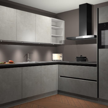 Beton Opal greeploze keuken Luanda 101718