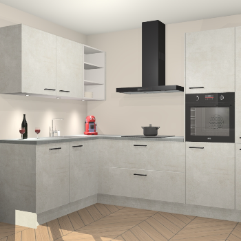 Beton Opal keuken Cognac 100501