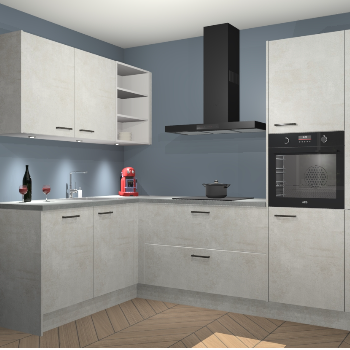 Beton Opal keuken Cognac 100502