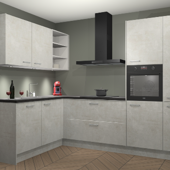 Beton Opal keuken Cognac 100505