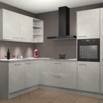 Beton Opal keuken Cognac 100516