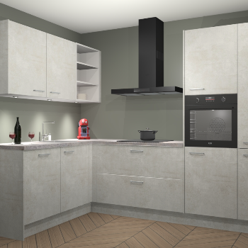 Beton Opal keuken Cognac 100517