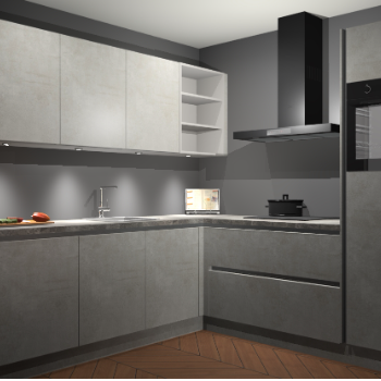 Beton Opal greeploze keuken Luanda 101721