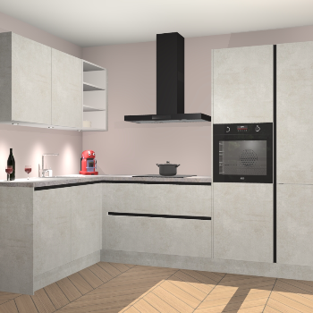 Beton Opal greeploze keuken Cognac 100521