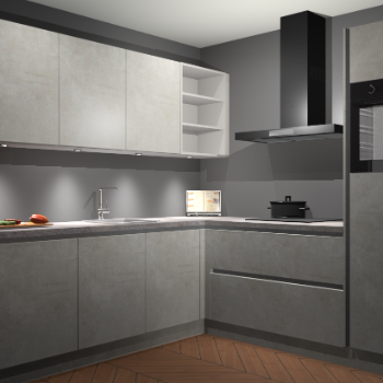 Beton Opal greeploze keuken Luanda 101727