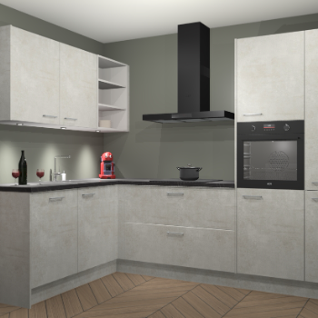 Beton Opal keuken Cognac 100523