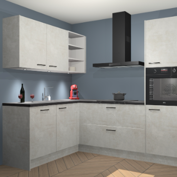 Beton Opal keuken Cognac 100526