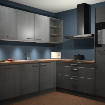 Beton Parelgrijs keuken Luanda 101766