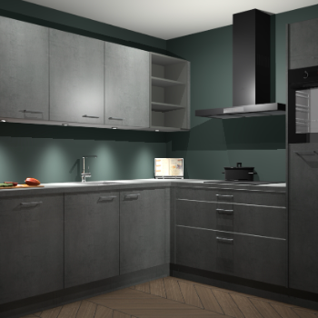 Beton Parelgrijs keuken Luanda 101773