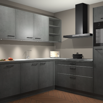 Beton Parelgrijs keuken Luanda 101775