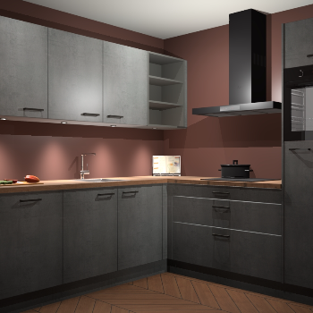 Beton Parelgrijs keuken Luanda 101776