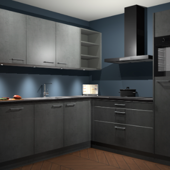 Beton Parelgrijs keuken Luanda 101778