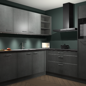 Beton Parelgrijs keuken Luanda 101779