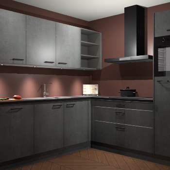 Beton Parelgrijs keuken Luanda 101782