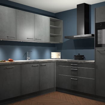 Beton Parelgrijs keuken Luanda 101784