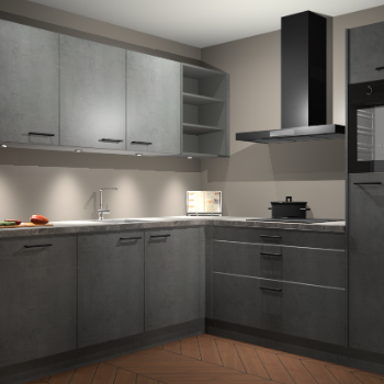 Beton Parelgrijs keuken Luanda 101787