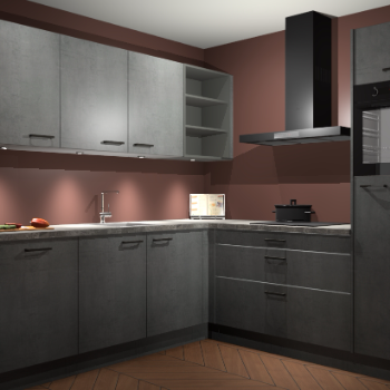 Beton Parelgrijs keuken Luanda 101788