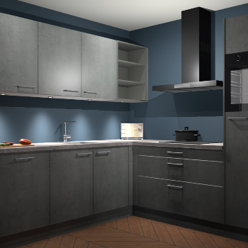 Beton Parelgrijs keuken Luanda 101790