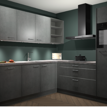 Beton Parelgrijs keuken Luanda 101791