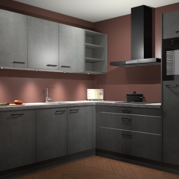 Beton Parelgrijs keuken Luanda 101794