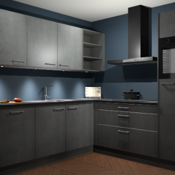 Beton Parelgrijs keuken Luanda 101796