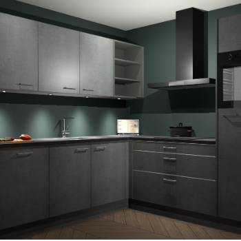 Beton Parelgrijs keuken Luanda 101797