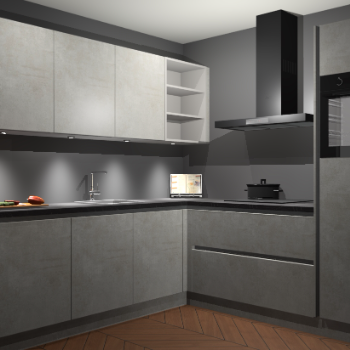 Beton Opal greeploze keuken Luanda 101733