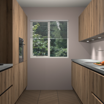 Goud Eiken greeploze keuken Siena 99668