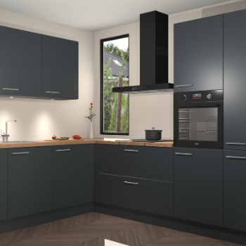 Onyxgrijze keuken Buenos Aires 101138