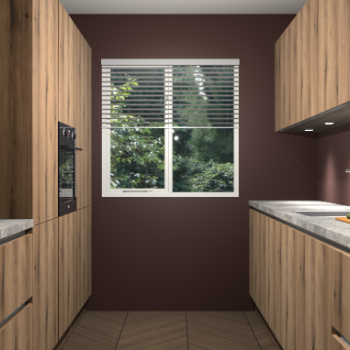 Goud Eiken greeploze keuken Siena 99726