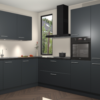 Onyxgrijze keuken Buenos Aires 101550