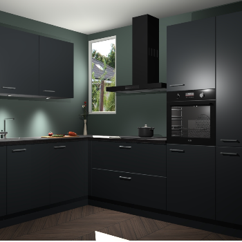 Onyxgrijze keuken Buenos Aires 101551